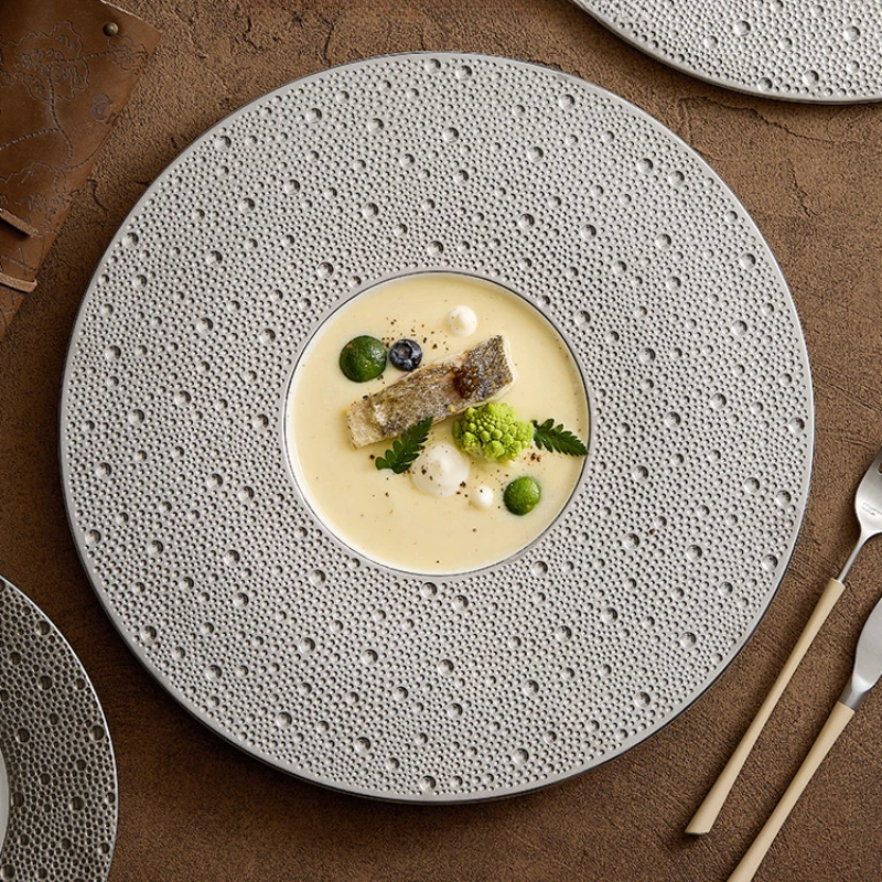 Home Cooking Dinner - Creatieve Meteor Planet Ronde Keramische Dinerbord