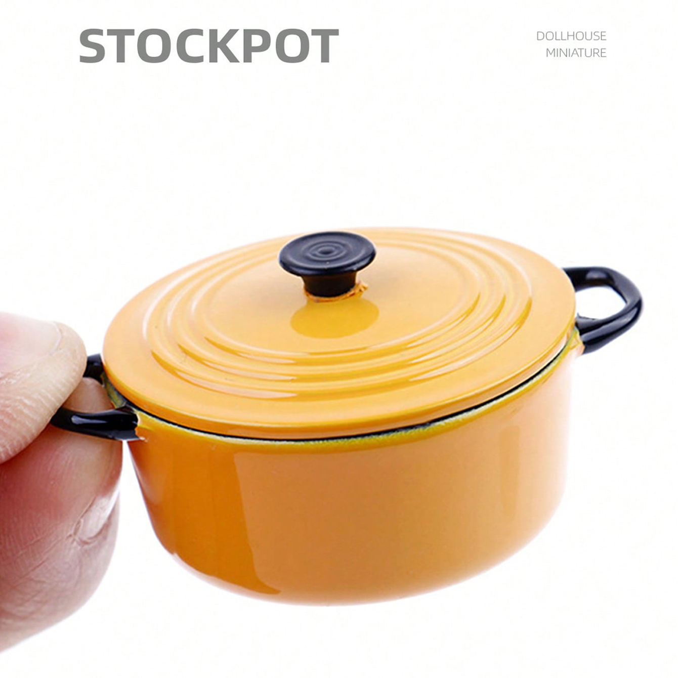 Home Cooking Services - 1 poppenhuis miniatuurkeuken metalen soeppan: 1/12