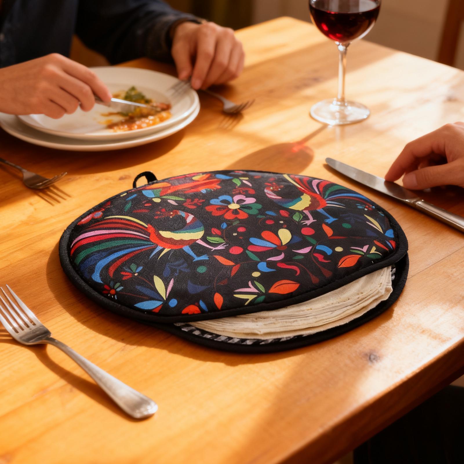 Tortilla Warmer Cloth - 30 cm stoffen tas Burrito draagbare