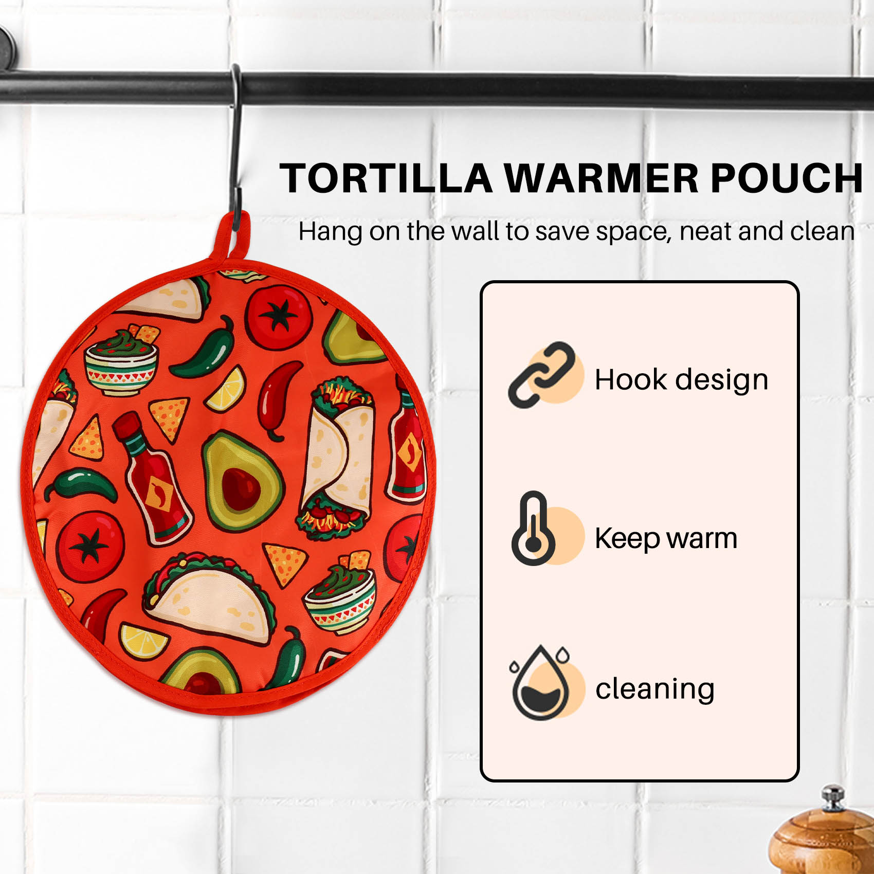 ABRE-12Inch stoffen tas voor b - Tortilla Warmer Cloth recensie en prijs