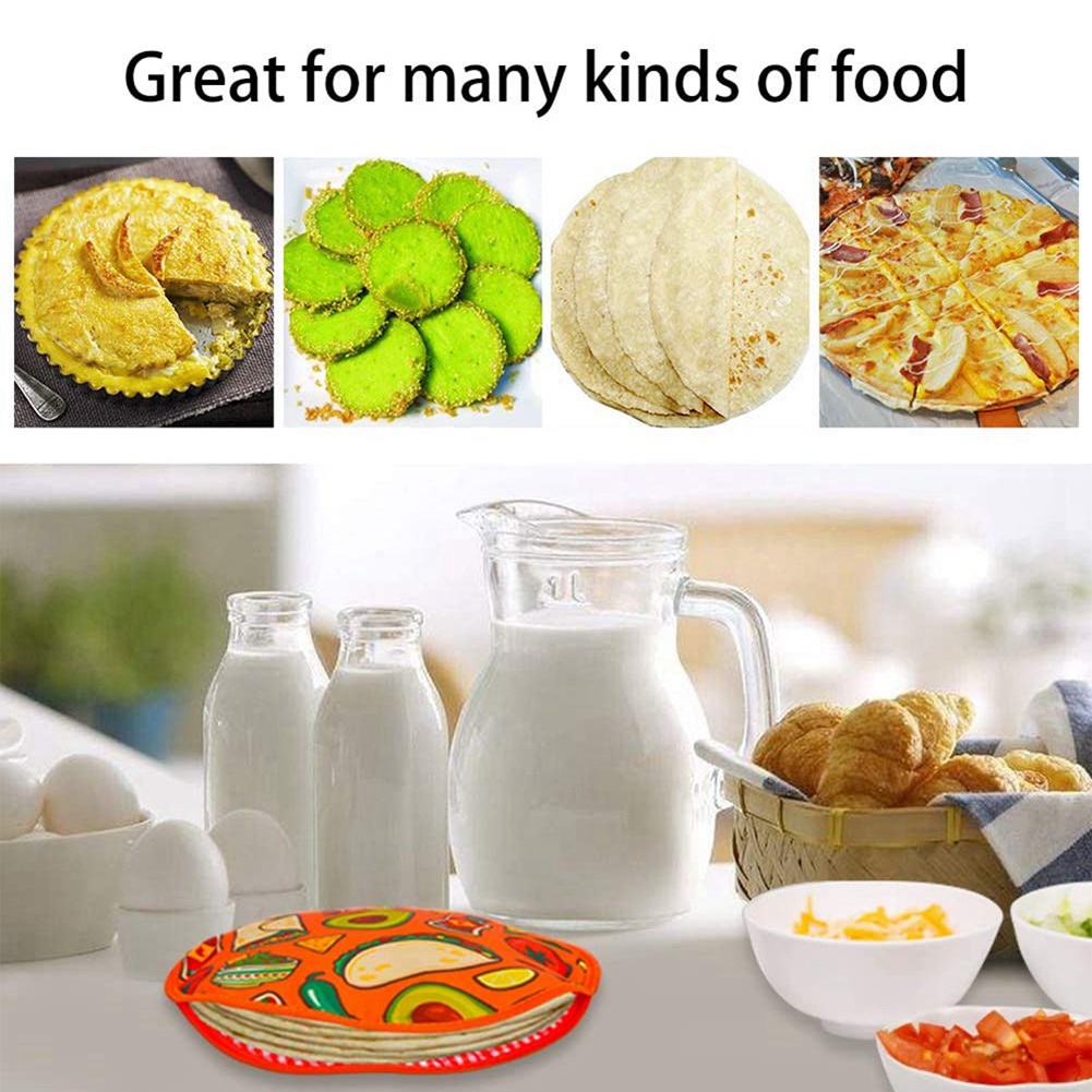 ABJI-2 Stuks 12 Inch Doekentas - Tortilla Warmer Cloth recensie en prijs