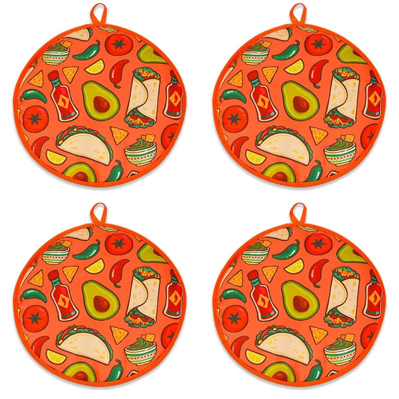 CQMF-4 Stuks 12 Inch Doekzak V - Tortilla Warmer Cloth recensie en prijs