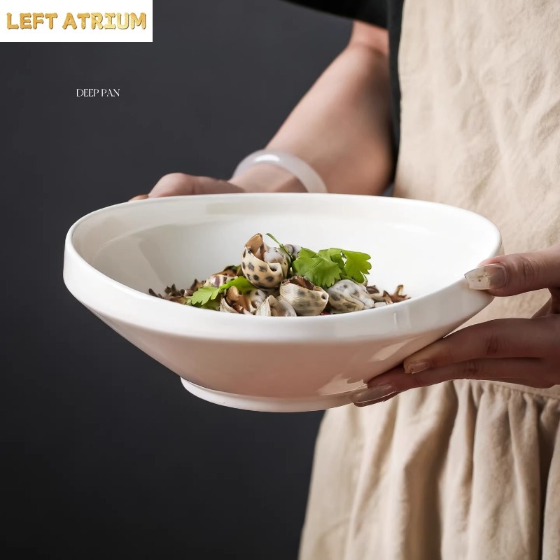 7-inch uniek gevormde witte ke - Home Cooking Dinner recensie en prijs